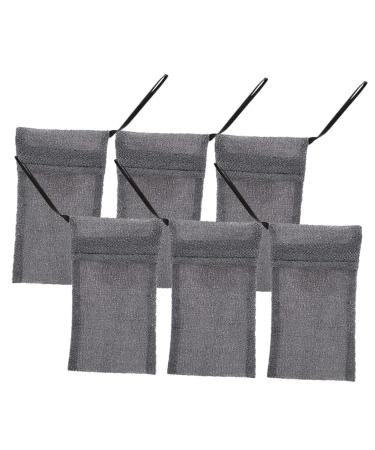 MUSISALY 6pcs Soap Bag Mesh Bags Soap Saver Pouch Soap Foaming Pouch Household Soap Pouch Bath Soap Polyester