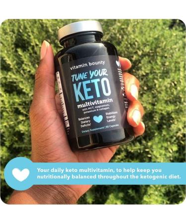Vitamin Bounty Keto Multivitamin - Electrolytes, Vitamins, and Minerals for Energy Support - 90 Capsules - Buy Online on GoSupps.com