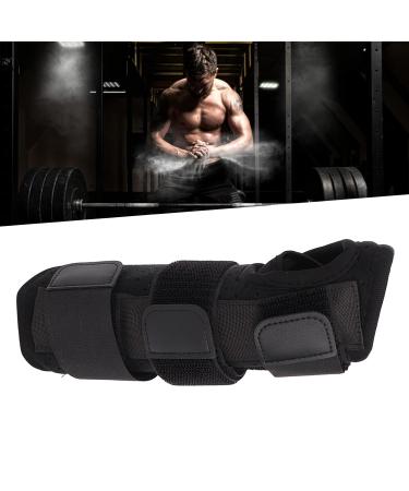 Yosoo Wrist Support Brace for Pain Relief - Breathable Elastic Hand Wraps & Straps for Arthritis Recovery (Left Hand Black - Buy Online on GoSupps.com