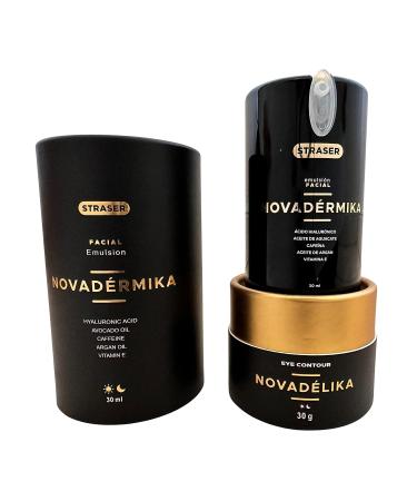STRASER Novad 2in1 Facial Emulsion & Eye Contour - Nourishing, Hydrating, Anti-Aging Formula with Cactus Blossom Fragrance - Buy Online on GoSupps.com