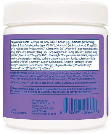 Splish Splash Hydration Electrolyte Drink Mix - Grape Flavor | 30 Servings | Boost Energy & Hydration - Buy Internationally - Buy Online on GoSupps.com