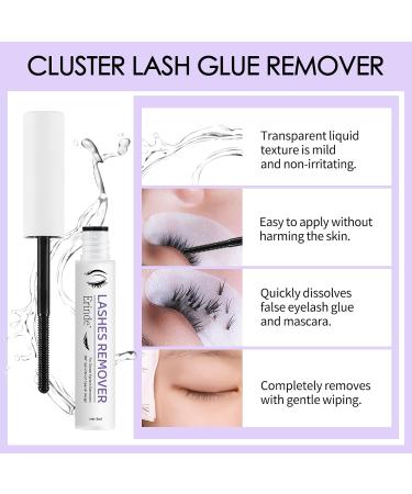 Erinde Cluster Lash Glue Remover 5ml | Gentle DIY Eyelash Extension & Makeup Remover | Non-Irritating Adhesive Remover - Buy Online on GoSupps.com