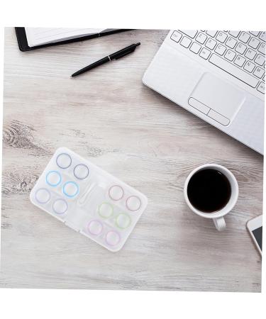 Healeeved Contact Lens Container Set Travel-Friendly Glass Pearls Storage Case for Lens Care & Soaking - Buy Online on GoSupps.com