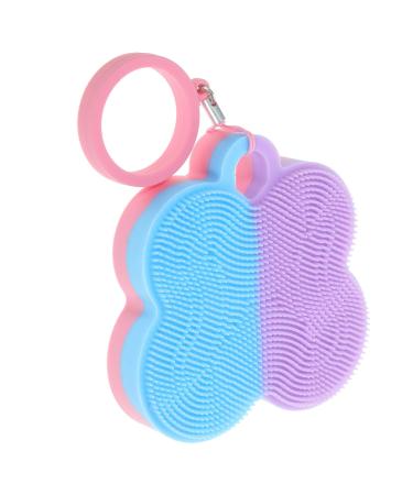 Face Cleansing Brush Scrubber Silicone Facial Cleansing Brush Silicone Brush for Face Facial Brush Skin Cleansing Face Cleansing Brush Exfoliator Face Scrubber Face Brush 7x7cm 1.0