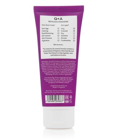 Q+A Amino Acid Oil Free Moisturiser 75ml | Hydrating & Lightweight Formula | Ideal for All Skin Types - Shop Internationally - Buy Online on GoSupps.com