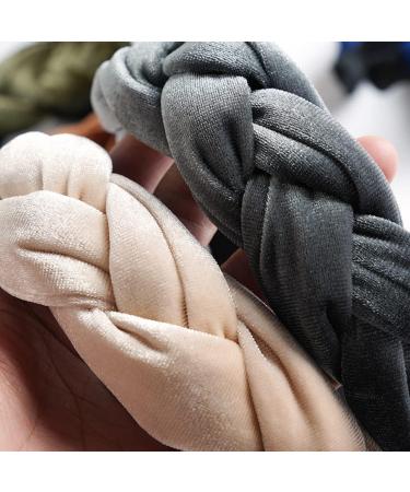 scicent Headbands for Girl's Hair Velvet Girls School Headband Fashion No Slip Head Band Hair Band hair Accessories for Women Girls Hair Accessories - Orange - Buy Online on GoSupps.com