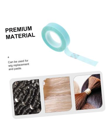 Housoutil 4 Rolls Wig Double Sided Tape Water Proof Tape Sticker for Wig Blue Wigs Double Side Tape Stickers Hair Patch Tape Lace Front Tape Lace Wig Glue Hair Piece Double Back - Buy Online on GoSupps.com