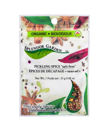 Splendor Garden Organic Pickling Spice "salt Free" - 25 g