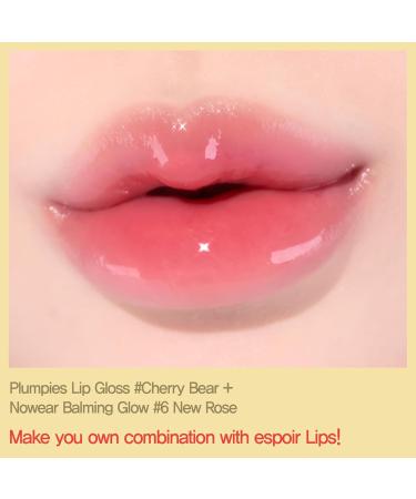 Espoir Plumpies Lip Gloss #2 Cherry Bear High-Glossy & Easy Use with a Chubby Tip Voluminous Natural Makeup with Plumping Effects Moisturizing and Hydrating with No Glitters Korean - Buy Online on GoSupps.com