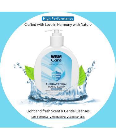 WBM Care Hand Soap - 16.8 fl oz Liquid Natural Ingredients Fresh Scent Effective Cleansing Eco-Friendly - International Shipping Available - Buy Online on GoSupps.com