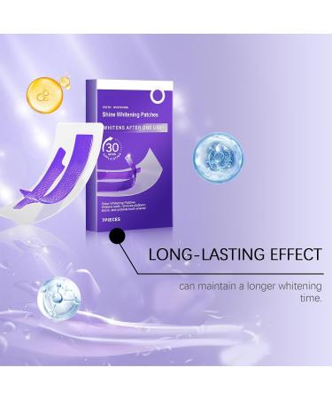 Enamel-Protective Purple Teeth Whitening Strips - Fast-Acting Tooth Stain Treatment Removes Yellow Stains & Freshens Breath for Brighter Smile (Pack of 1) - Buy Online on GoSupps.com