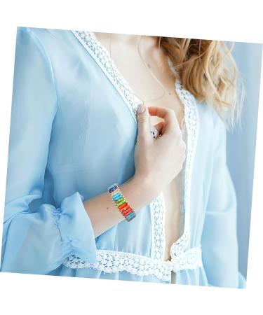 VALICLUD Natural Stone Bracelet Wristbands Bracelets Bohemian for Women Decorative Bracelet Braclet Crystal Beaded Aesthetic Bracelets for Women Boho Bracelets Manual Accessories Miss - Buy Online on GoSupps.com