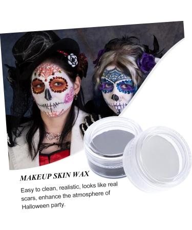  IWOWHERO 2Pcs Cosmetic Wax Makeup Face Skeleton Supplies Pencil Eyeliner Face Paint Kit Matte Wax Paint for Face Waterproof - Buy Online on GoSupps.com
