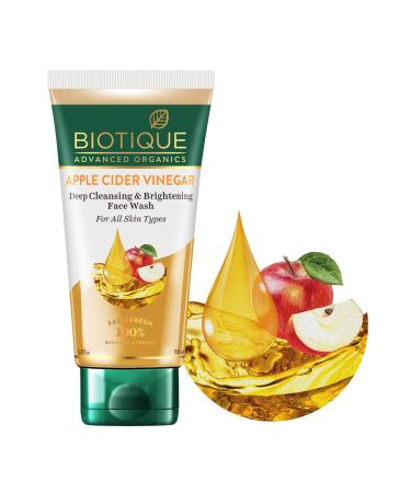 Buy Biotique Apple Cider Vinegar Deep Cleansing Face Wash 150 ml - International Shipping Available - Buy Online on GoSupps.com