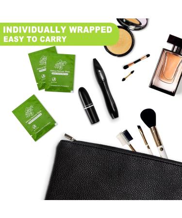 Makeup Remover Wipes Bulk | Individually Wrapped Travel Wipes | Gentle Aloe Vera Cleansing for Face Mascara & Lipstick (50 Count - Buy Online on GoSupps.com