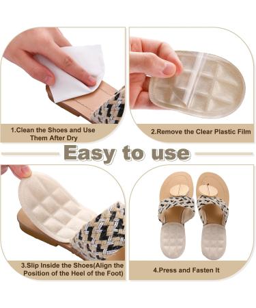 8 Pairs Heel Cushions for Pain Relief - Gel Heel Pads Inserts for Plantar Fasciitis - Comfort for Men & Women - Buy Online on GoSupps.com