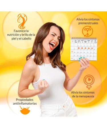  Nature Essential Nature Essential | Evening Primrose Oil Beads 500mg | 400 Pearls | Helps Relieve Menstrual Symptoms | First Cold Press | 10% GLA | Omega 3-6-9 | Vitamin E - Buy Online on GoSupps.com