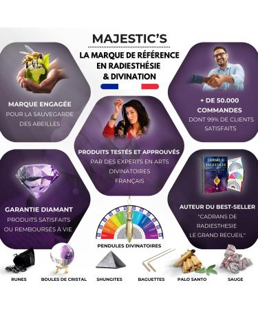 Buy Divination Clock Egyptian Radiesthesia ISIS - Gold Plated Brass 9 Spirals - Pendulum & Geobiology for Spiritual Insights - Buy Online on GoSupps.com