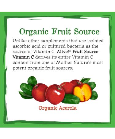 Nature's Way Alive! Organic Acerola Fruit Vitamin C Drink Mix - 4.23 oz - Buy Online on GoSupps.com