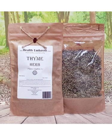 Thyme Herb Tea | Thymus Serpyllum L | Thym Herbe Tisane | Health Embassy (50g) - Buy Online on GoSupps.com