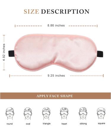 Buy Silk Sleep Masks - Super Soft Blackout Eye Mask for Women & Men | Adjustable Travel Eye Covers - 3 Pack (Black Pink Purple) - Ideal for Side Sleepers - Buy Online on GoSupps.com