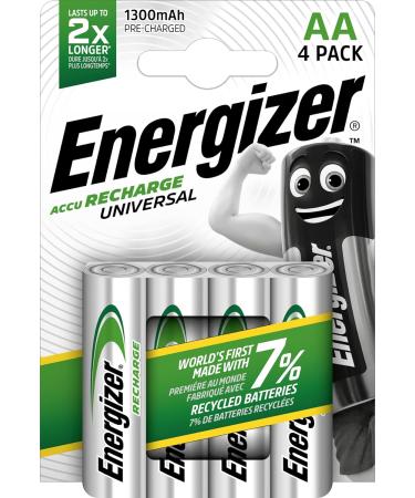 Energizer Rechargeable AA Batteries Universal Double AA Pack of 4 & Dr. Beckmann Carpet Stain Remover | Removes New and Dried-in Stains | Includes Applicator Brush - Buy Online on GoSupps.com