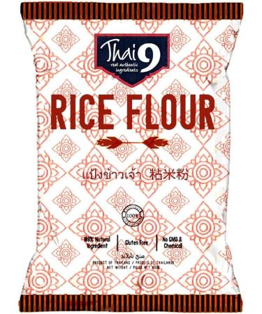 Thai 9 Variety of Premium Flours - Tapioca Starch Glutinous Rice Flour & Rice Flour 400g (Pack of 3) NO ARTIFICIAL 3 Assorted Flour (Pack of 3) - Buy Online on GoSupps.com
