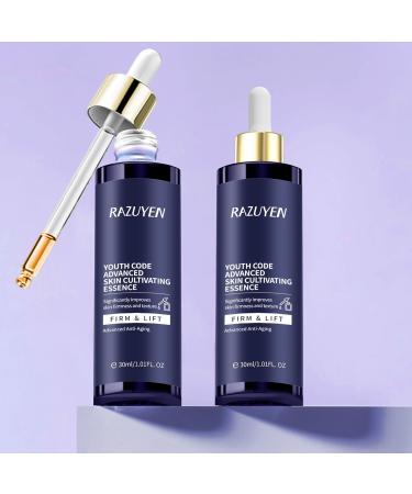 RAZUYEN Collagen Peptide Serum Anti Aging Serum for Face Targets Wrinkles and Fine Lines Fragrance Free Soothing Facial Serum 30ml - Buy Online on GoSupps.com