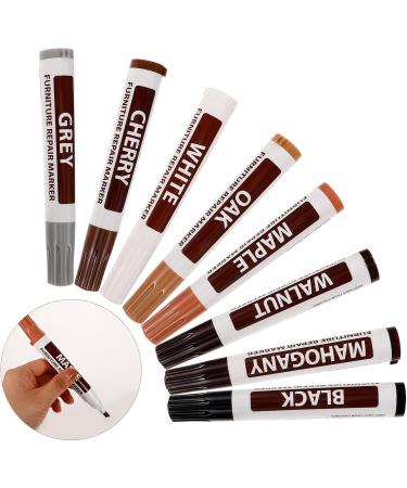 Uonlytech 8pcs Furniture Repair Markers - Touch Up Markers for Floors Bedposts & Molding - Scratch Repair Solution for Furniture - Buy Online on GoSupps.com