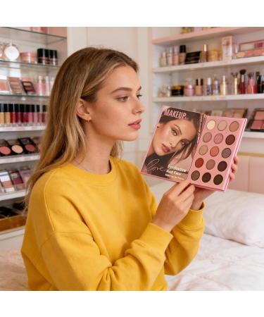 Eyeshadow Palette | 21 Colors Book Style Blush Makeup Kit - Full Face Makeup Palette - For Women Girls and Enthusiasts - Daily Use Wedding Party & - Buy Online on GoSupps.com