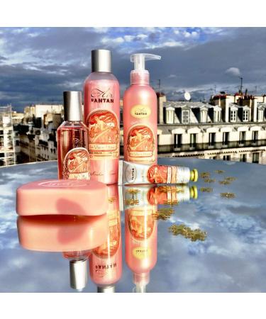 Un Air d Antan Body Lotion 6.8 oz - Rose Peach Patchouli - Premium Non-Greasy Moisturizer with Organic Shea Butter & Argan Oil for Dry Skin - Paraben-Free Gentle Fragrance for Women - Buy Online on GoSupps.com