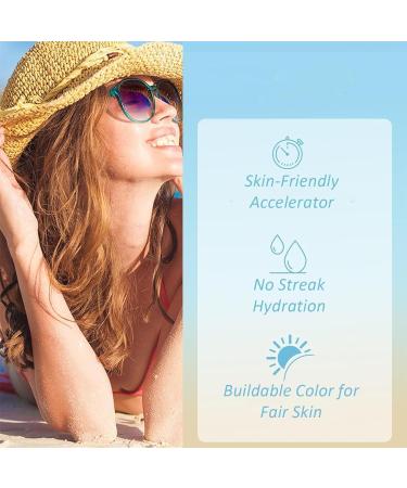  XIBDGNTNE Intensive Tanning Gel Natural Tan Accelerator Cream Gel Water Resistant with Carrot and Coconut Oil Brown Tan for Sunbeds and Outdoor Sun - Buy Online on GoSupps.com