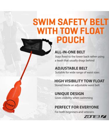 ZONE3 Swim Safety Belt with Tow Float Pouch - Stay Safe and Visible in the Water - Buy Online on GoSupps.com