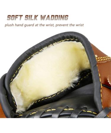 Leapbeast Baseball & Softball Gloves - 12.5 Inch Training Gloves with Ball for Adults & Kids - Durable Brown Competition Gear - Buy Online on GoSupps.com