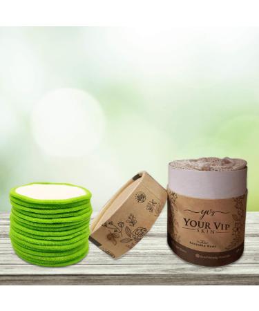 Your VIP Skin Sliming Pads - Washable & Reusable Organic Cotton/Bamboo (20 Pieces) for Ultimate Skin Care - Buy Online on GoSupps.com