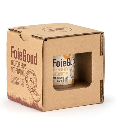FoieGood Duck Liver Pate 120g - Smooth & Creamy Appetizer Spread - Ethically Sourced - Glass Jar - Buy Online on GoSupps.com
