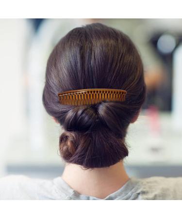 Hair Comb Slides French Side Hair Twist Comb Plain Hair Comb Slides Hair Slides for Fine Hair Women and Girls 4 Colors - Buy Online on GoSupps.com