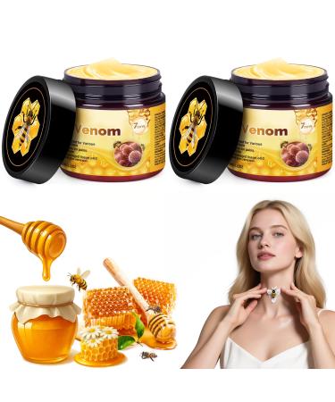 Bee Venom Cream 2025Upgrade 2pcs 60g Multipurpose Bee Venom Skin Treatment Cream for Repair Moisturize and Lift