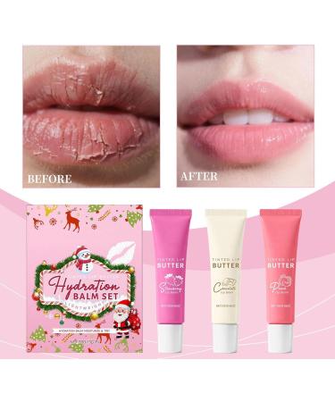 Baumes L vres Teint s | Cr me De Maquillage 3 Pi ces Non Collant Baume L vres Longue Tenue pour Femmes - pour les soins de beaut estivaux le voyage les filles No l et les - Buy Online on GoSupps.com