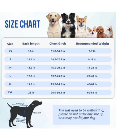 Lukovee Dog Surgery Recovery Suit Dog Cone E-Collar Alternative After Surgery with Zipper for Female Male Dog Recovery Shirt Dog Abdominal Wounds Bandages Preventing Licking Spay Suit (GY M) Medium Gray - Buy Online on GoSupps.com