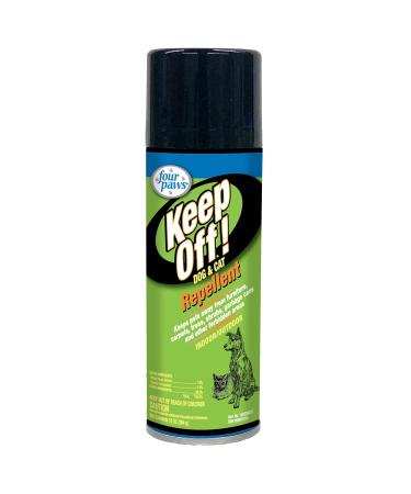 Four Paws Keep Off! Dog and Cat Repellent Outdoors & Indoors Spray Aerosol 10-Ounce
