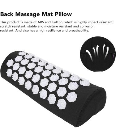 Acupressure Pillow Massage Set - Black | Relief for Back & Neck Pain | Mindfulness & Relaxation - Buy Online on GoSupps.com