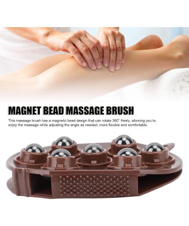 Manual Magnetic Beads Gloves Massager Handheld Roller Guasha Massager with Magnetic Beads 360 Degree Rotating Multifunctional Manual Massager - Buy Online on GoSupps.com