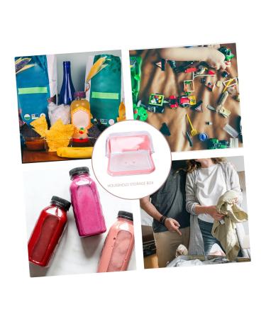 Buy Toyvian Transparent Organizer Box for Kids | Best Storage Solution with Lid | Safe & Stylish Baby Bottle & Food Tent Organizer in Pink - Buy Online on GoSupps.com