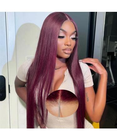 HD Lace Gluess Human Wig with 180% Density Wear and Go WIG 5x5 Lace Wig 22 inch Showjarll Real hair Wig for women 100% Brazilian real hair in a natural black color 99J# 5x5-99j# 22 inches (56cm)