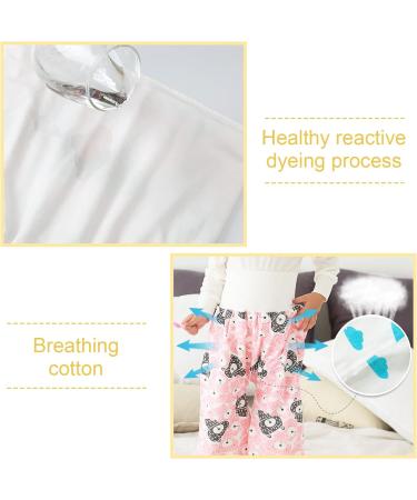 Baby Toilet Training Pants Kids 2 in 1 Waterproof Reusable Cotton Nappy Diaper Skirt - Cute Cartoon Skort Pants with Hot Air Balloon Design - Buy Online on GoSupps.com