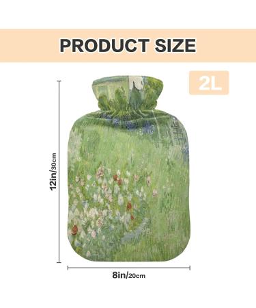 Van Gogh Daubigny's Garden Hot Water Bottle - Soft & Warm Cozy Comfort for Bed Hand Neck & Shoulders | Perfect Winter Essential - 1L - Buy Online on GoSupps.com