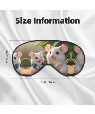 Comfortable Adjustable Mother and Child Rats Eye Mask | Soft Elastic Nighttime Sleep Mask for Men & Women - International Shipping - Buy Online on GoSupps.com