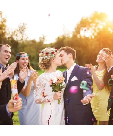 LED Flower Crown - 30pc Light Up Floral Headpiece for Women | Hair Accessories for Birthday, Wedding Party - Buy Online on GoSupps.com