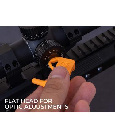 Monstrum Chamber Safety Flag with Flathead Tool and Picatinny Rail Adapter (Pack of 6) - Buy Online on GoSupps.com